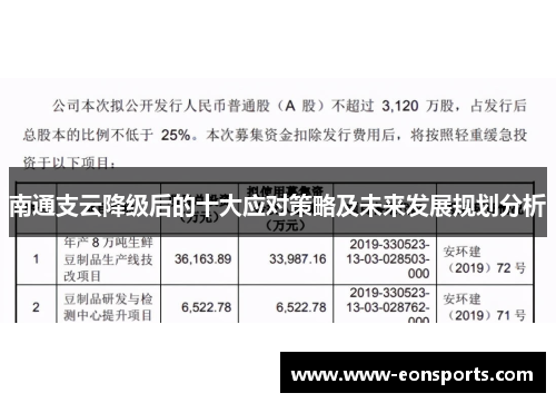 南通支云降级后的十大应对策略及未来发展规划分析